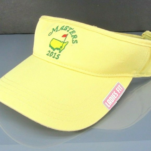 yellow golf visor